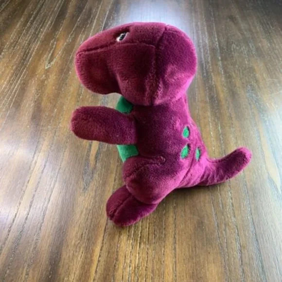 Vintage Dakin Lyons Group Original Barney The Dinosaur plush Backyard Gang *READ